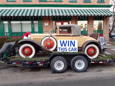 Old car raffle - The 50th Annual Daytona Turkey Run The 2023 Raffle car Grand Prize; a 1932 Ford Roadster - 350 cu. in. Chevy V-8 - Turbo 350 auto transmission. Everything on this '32 Roadster is brand new. From the All Steel body to the 350 Chevy motor. To be given away on Saturday November 25th, 2023, 9:00pm at Turkey Run Nites. 